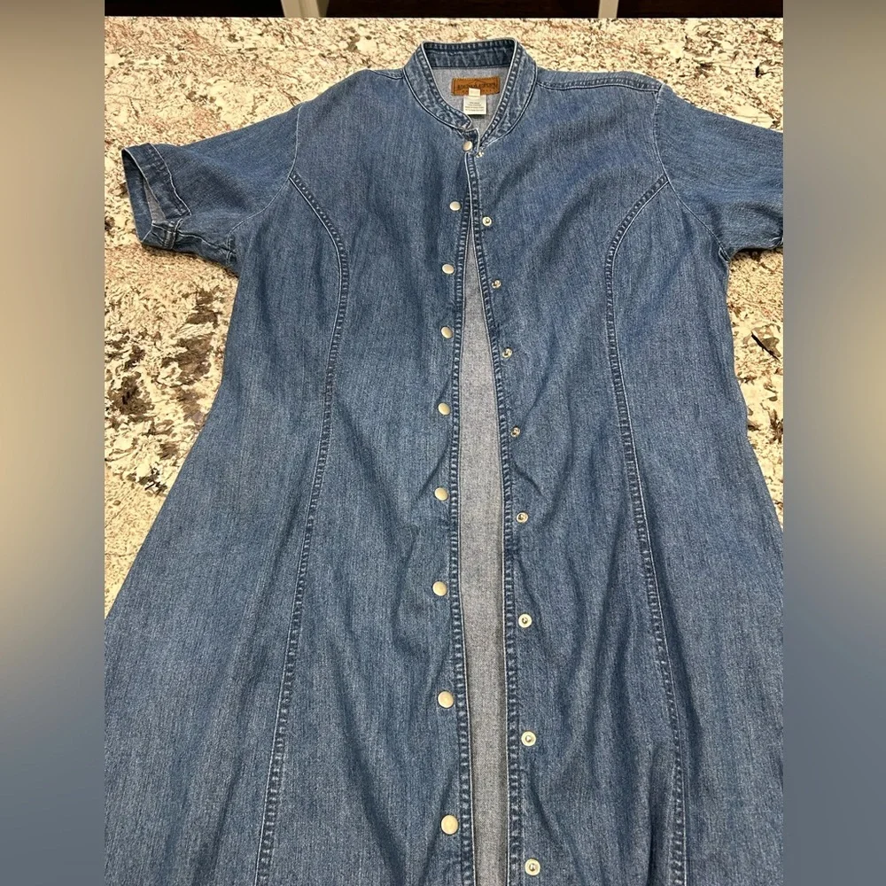 Vintage 90’s Pendleton Denim Maxi Dress - Picture 10 of 14